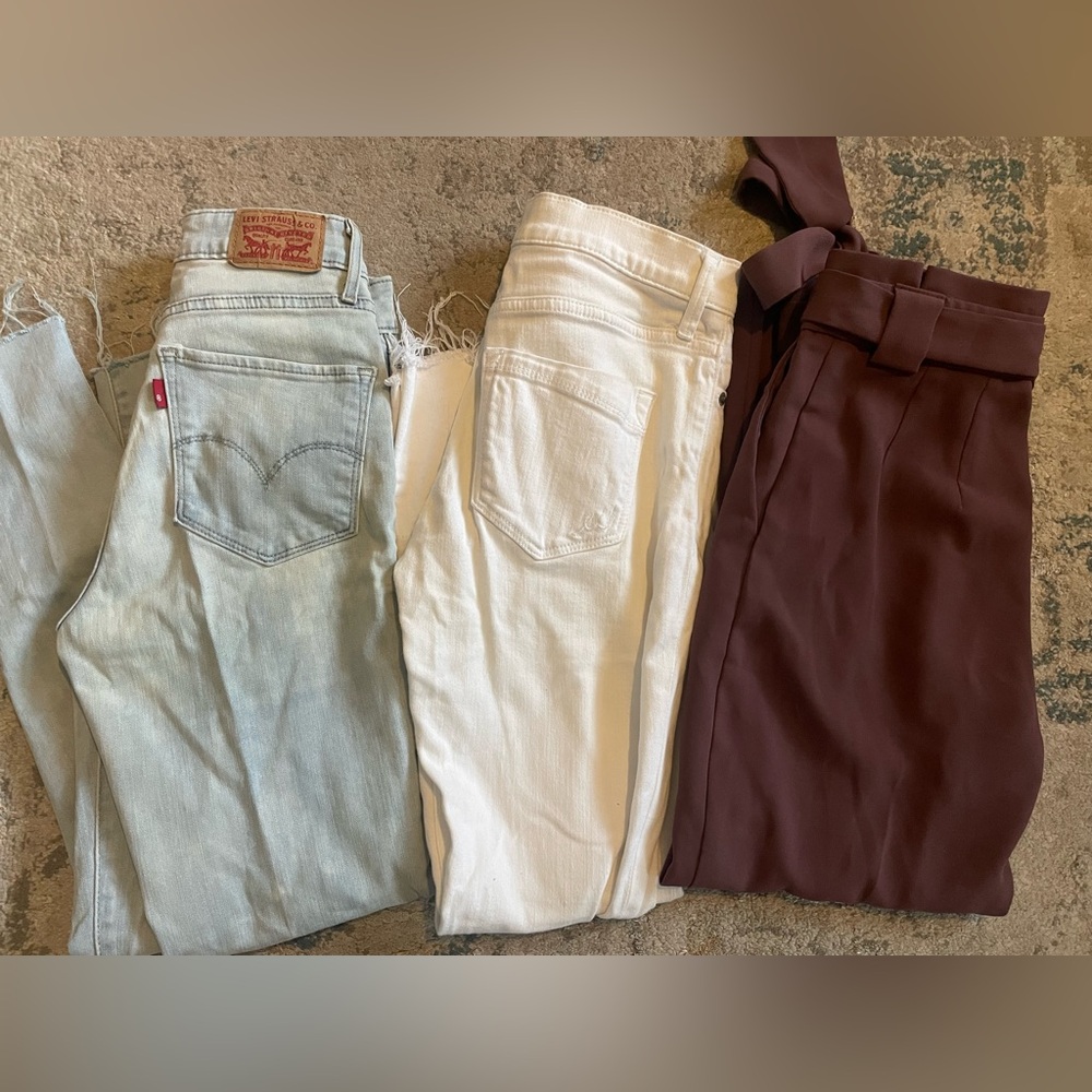 Bundle of Size 0 Jeans Levi’s & Express